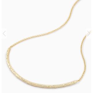 Kendra Scott Amber Choker Necklace in Gold